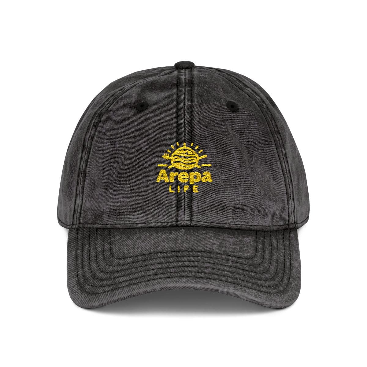 Gorra Vintage Washed Cap en color Black